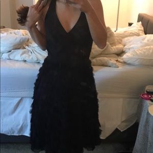 Black cocktail dress